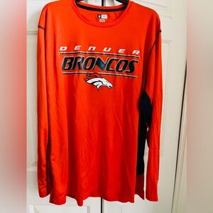 NFL Denver Broncos TC3 Cool Team Apparel Long Sleeved Tshirt Jersey Mens 2XL